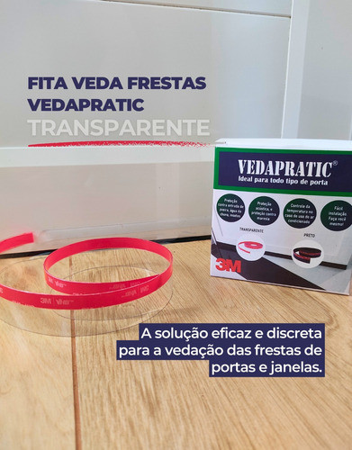 Veda Porta Transparente 2 Cm Altura, Vedapratic 1,8 Metros 1