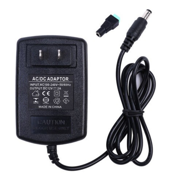 12v 2a Fuente De Alimentación Ca 100-240v A Dc Adaptador Par 0