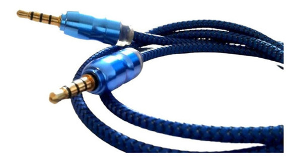 Cable Miniplug A Mini Plug Aux 3.5 Reforzado Mallado Audio 0