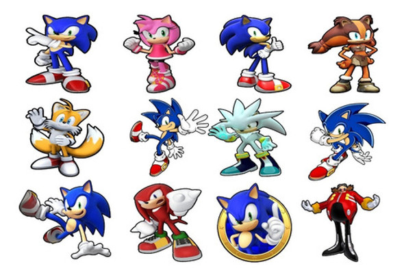 Patch Estampado Do Sonic Termocolante Do Sonic 1