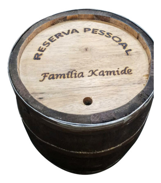 Barril Envelhecido Carvalho 5 Litros Cachaça Pinga Whisky 0