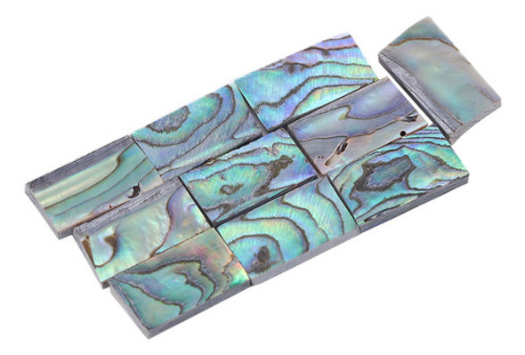 10 Peças Abalone Shell Inlay Guitarras Natural Inlay Materia 0