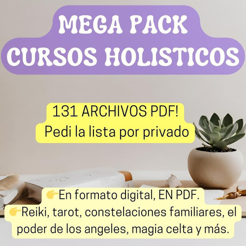 Megapack De 131 Pdf De Cursos De Sanación Y Holísticos-maina 0