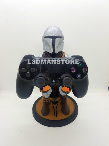 Soporte Mandalorian Star Wars Para Joystick Y Celular 1