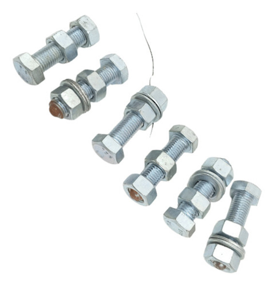 Kit C/ 6 Parafusos  Extrutura Metalica Novo 0