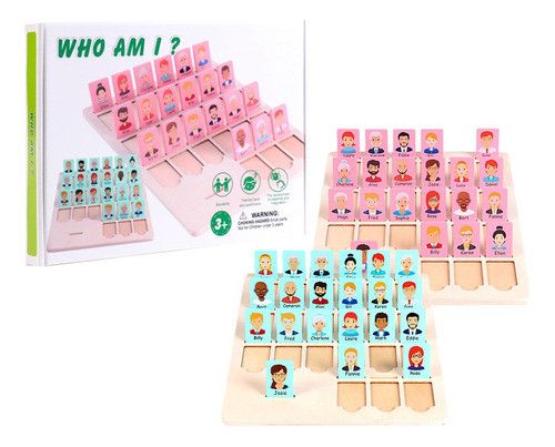 Juego De Mesa Cara A Cara En Madera Montessori Ltf Shop 0