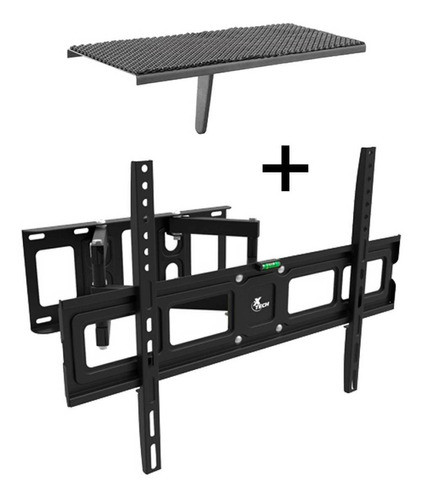 Soporte Movil Para Tv Led Hasta 65 + Soporte Canalera 0