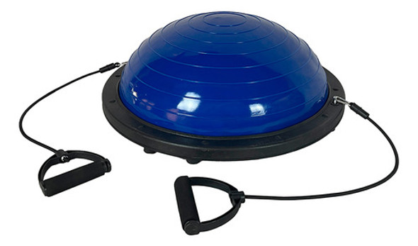 Medio Balon Plataforma Bosu Ball Esfera Con Bandas Supergym 0