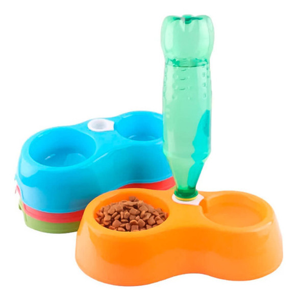 Tigela Para Cachorro, Gato - Dupla - Água E Ração 1