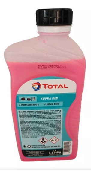 Liquido Refrigerante Total Rosa Fluor De Peugeot 4008 1