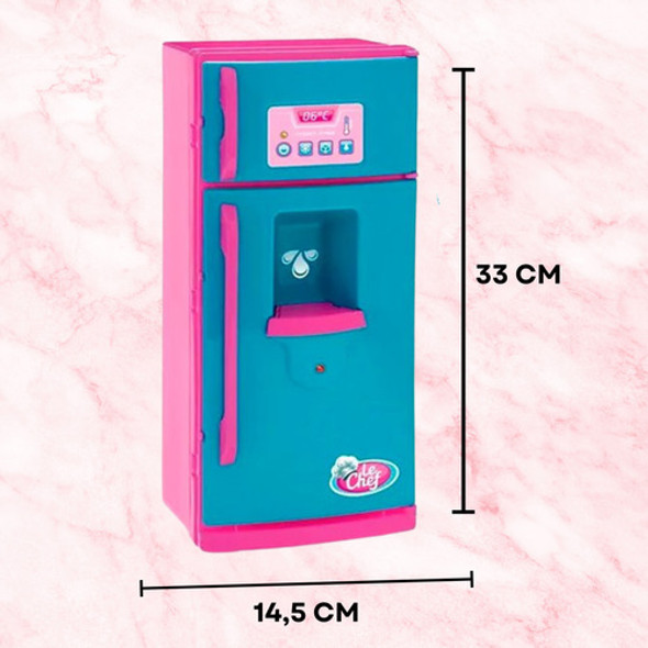 Kit Cozinha Infantil Geladeira C/ Acessórios + Microondas 1