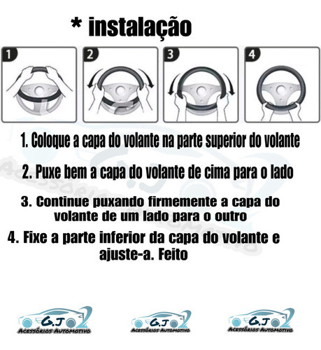 Capa De Volante Preto Liso P/ Hilux Sw4 2006 2016 1