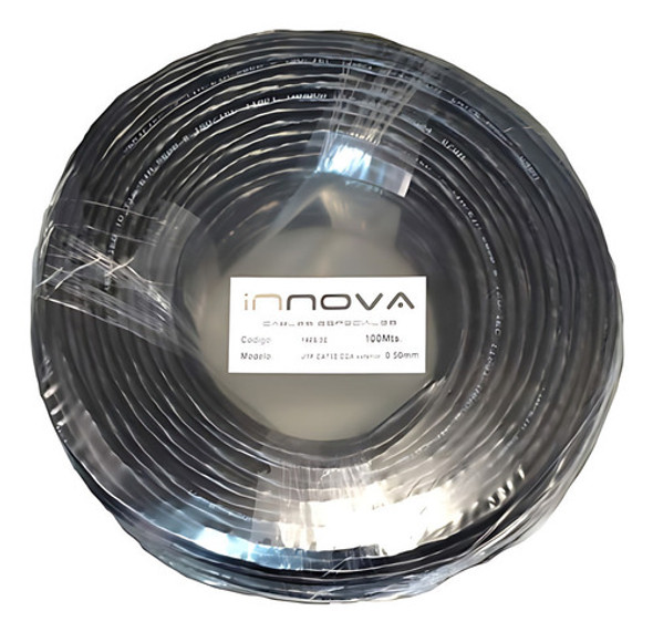 Cable Utp Cat 5e Exterior / Negro / Cca / 100 Mts | 1408/5e 0
