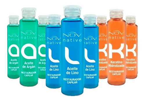 Ampollas Nutritivas Argan + Lino + Keratina 0