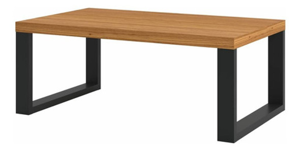 Mesa De Centro Rectangular Industrial Mdf Gala Amoblamientos 0