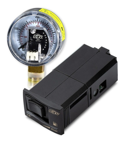 Gnv Kit Chave Comutadora Sgv Dual Com Chicote E Manômetro 0 Gnv Kit Chave Comutadora Sgv Dual Com Chicote E Manômetro 0
