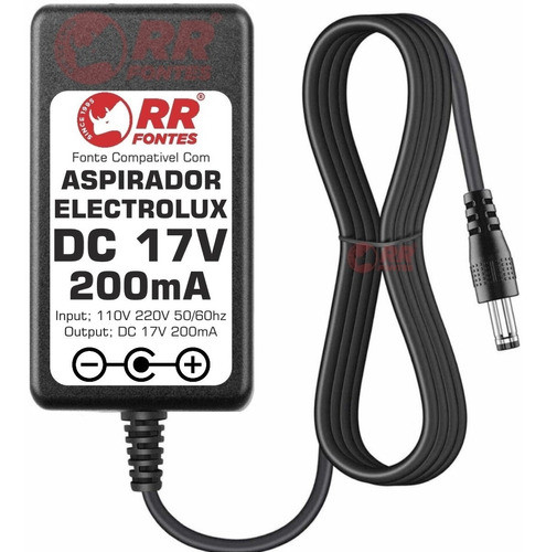 Fonte Carregador Ergorapido Eletrolux 17v Ergo13 Ergo14 E 12 0