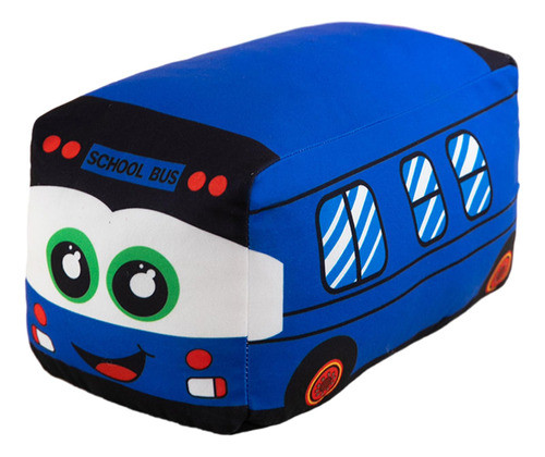 Travesseiro De Brinquedo De Carro De Pelúcia Azul 25cm 0