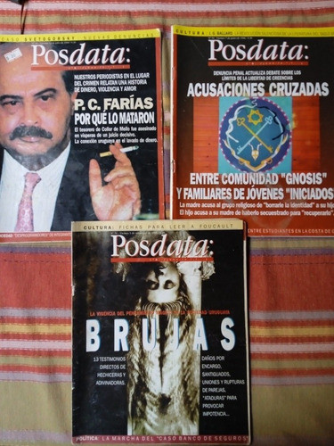 3 Revistas Posdata N° 51, 91 Y 96 0
