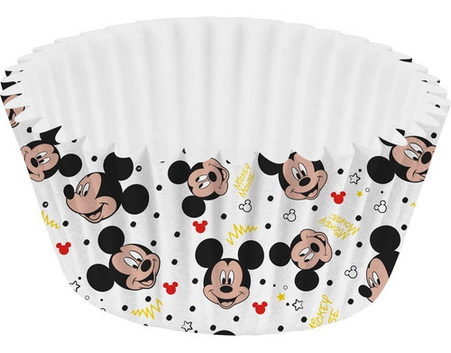 100 Unidades - Forminha De Doce Número 5 - Mickey Mouse 1