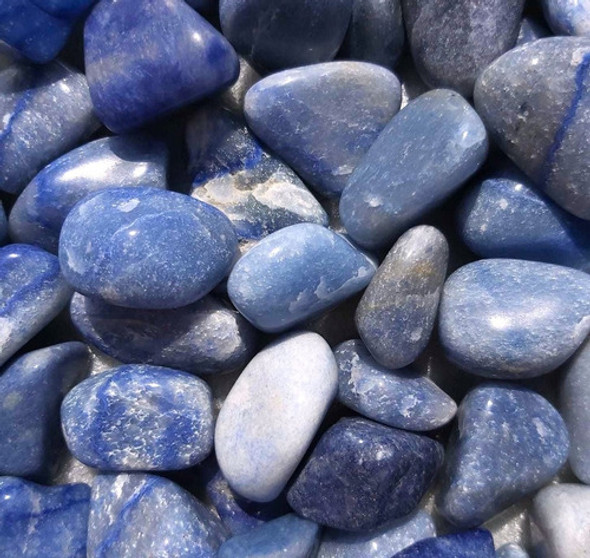 Piedras Roladas Cuarzo Azul  X 250 Grs - Llama Sagrada 0
