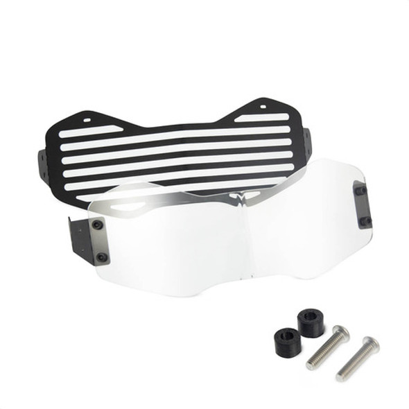 Protetor Farol 2 Em 1  - Acrílico + Aço - Tiger 900 2020+ 0 Protetor Farol 2 Em 1  - Acrílico + Aço - Tiger 900 2020+ 0