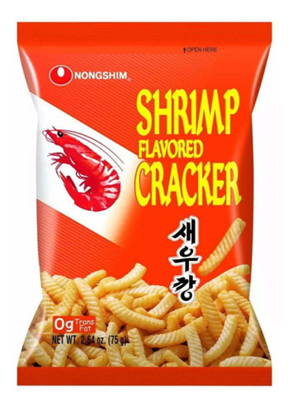 Salgadinho Coreano Camarão - 75g 0
