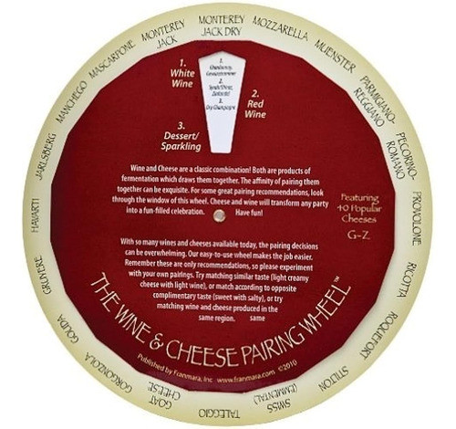 Rueda Maridaje De Vino Y Queso - 6137 (design 1, 1) Por Fran 0