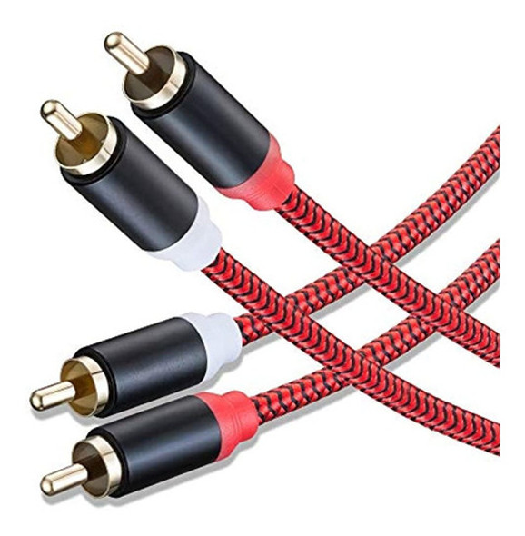 Cable Rca 3 Pies, 2rca Macho A 2-rca Macho Cable De Audio Es 0 Cable Rca 3 Pies, 2rca Macho A 2-rca Macho Cable De Audio Es 0