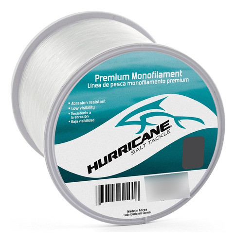 Hurricane Saltwater Línea Pesca Monofilamento 1100 Yd 25 Lb 0