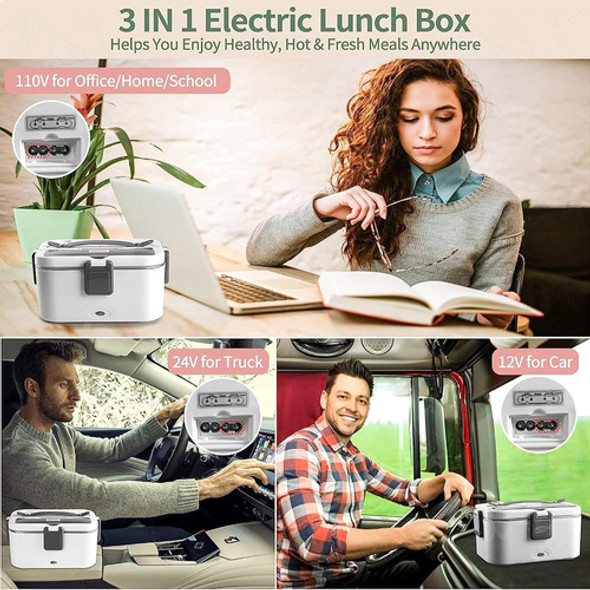 Liyjtk Fiambrera Eléctrica 80w Calentador De Calentador De C 1