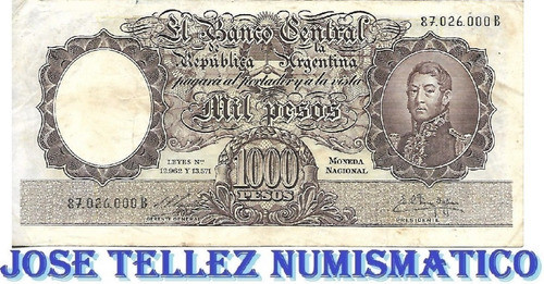 Bottero 2149 $ 1000 Moneda Nacional Mb Palermo 0