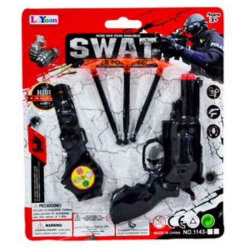 Set De Policia 6pzs En Blister 17x21cm - Ba-10694 0
