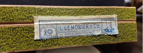 Lata Antigua Farmacia Erythroules Ampollas Francia Unica 1