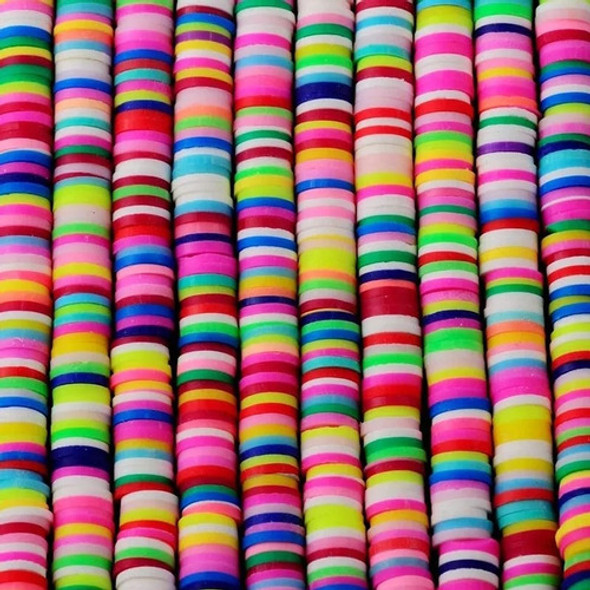 3 Fios De Miçanga Infantil Disquinho De Borracha Fimo. 0