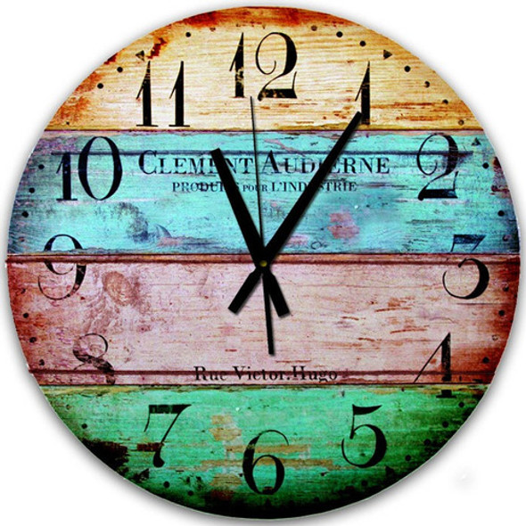 Reloj De Pared Gigante Vintage Colours 0 Reloj De Pared Gigante Vintage Colours 0
