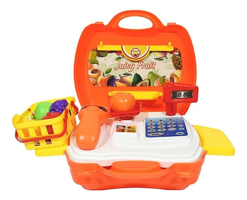 Valija De Supermercado Accesorios, Juguete X 21 Piezas 12111 0