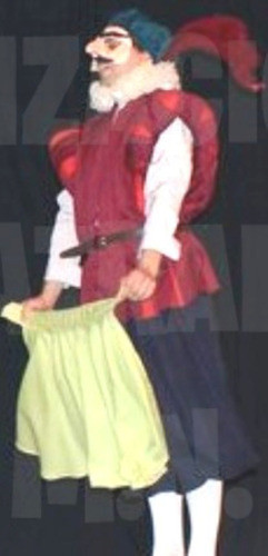 Vestuario Personaje Teatral Siglo X V I Cosplay Talle M 1