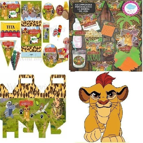 Kit Imprimible Guardia Del Leon + Candy Bar 0