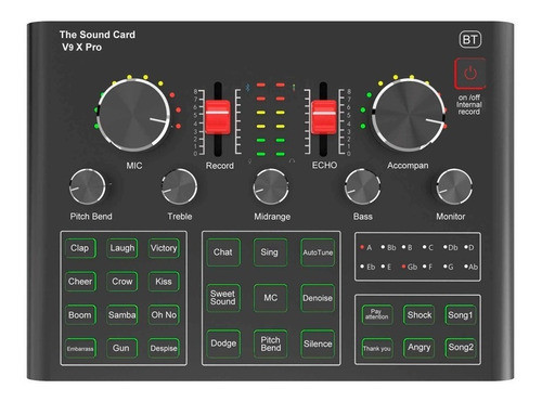 Consola Sonido V9x Pro Karaoke Estudio En Vivo Broadcast Fx 0