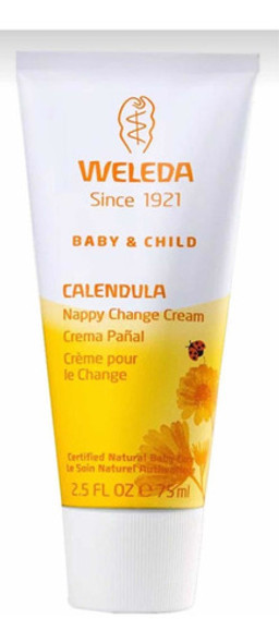Baby Creme Weleda Calendula 75m - Cuidado De Pañal 0