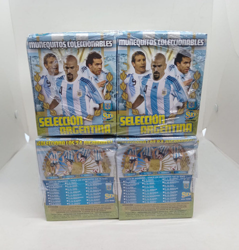 Colección Completa 24 Muñecos Selección Argentina 2010 1