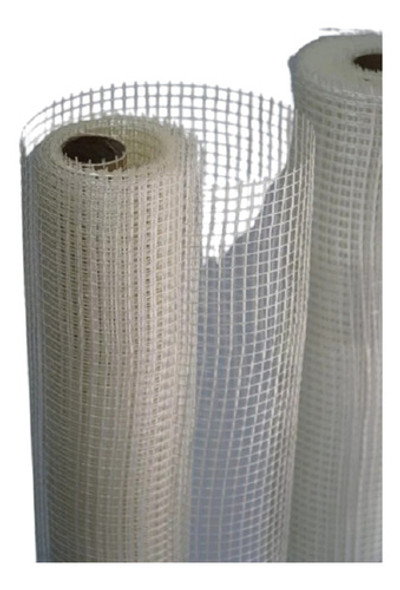 Malla De Fibra De Vidrio 100 % Revoque 1 X 20 M 90 Gr Grs 0