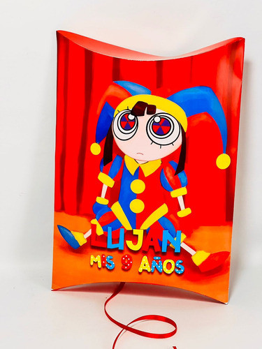Piñata Personalizada Pillow Pomni Circo Digital 1