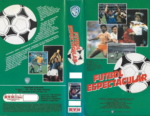 Futbol Espectacular Vhs Maradona Castellano Mundial Italia 0