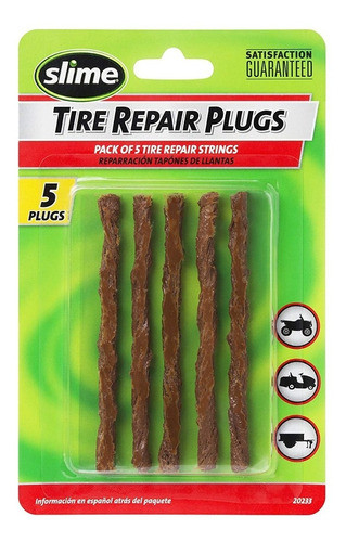 Tarugos Slime Pinchaduras Reparacion Cubiertas X5u - Fas Mo 0