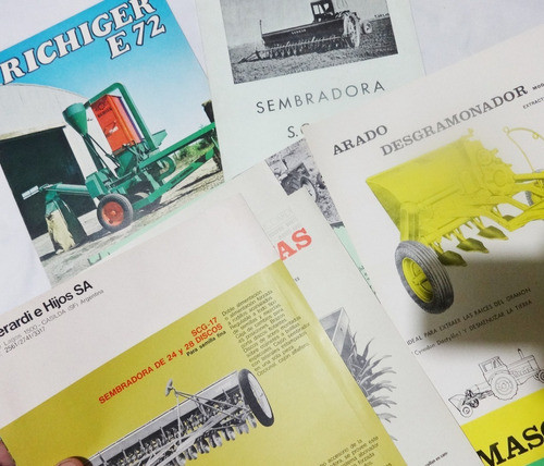 Lote Catalogo Maquinaria Campo Gherardi Agrimaq Tractor 0