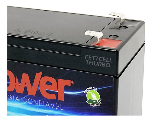 Bateria Estacionária 12v 9ah Sonar Fish Garmin Striker 4 90 1