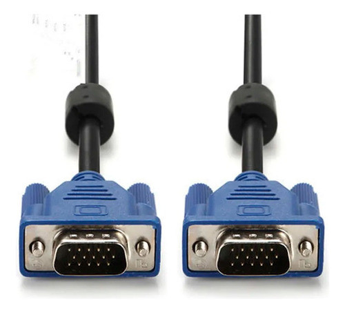 Cabo Vga Para Monitor Macho Lcd Pc Câmeras 1,5 Metros Novo 1