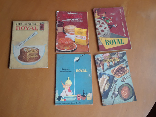 Antiguos Recetarios Royal Precio Por Unidad Década 1960 1